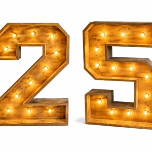 CHIFFRES EN BOIS